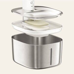 KittySpout Stainless Steel Water Fountain HB-200 EUC